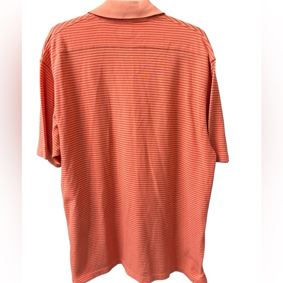 Tommy Bahama 18 Golf Short Sleeve Front Pocket Orange Golf Polo Size Large - Picture 5 of 5